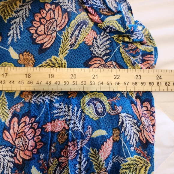 NWT Knox Rose Flutter Sleeve Flowy Floral Top Size XXL - Picture 12 of 13